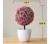 Artificial Plant Artificial Flower Home Decor Bonsai Tree Pot Plant Fake Flower Potted Ornament For Home Room Garden Decoration