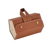 Multifunctional Glasses Storage Box Multi Grid Jewelry Gift Box Small Grain PU Leather High-end Quality Handmade Glasses Box