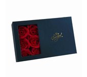 Necklace Earrings Jewelry Suit Four Leaf Clover Jewlery For Party Wedding Eternal Life Flower Gift Box