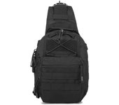 Bolso de pecho pequeño mejorado, bolso de mensajero táctico de un solo hombro para deportes al aire libre y ocio