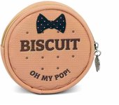 Oh My Pop Biscuit Monedero Redondo, Beige