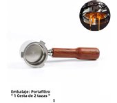 51mm Bottomless Portafilter For Delonghi 9155/9255/9355/9335/9665 Stainless Steel Naked Coffee Handle With Basket