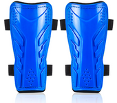 GOBYGO Football Strap Protection Gear Elastic Binding Training Professional Kid Soccer Shin Guard Board Adult Knee Leg Support