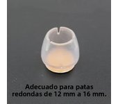 Silicone Chair Leg Caps Socks Black/Transparent round Furniture Feet Pads Non-Slip Table Glides Feet Cover Wood Floor Protector