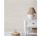 Muestra DIN A4 de Papel pintado vinílico ecológico con textura de fibras de cáñamo fondo beige tostado - Sisay Texture 681831 de GAULAN