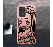 Demon Slayer Nezuko Phone Case for Samsung Galaxy A15 A25 A51 A52 A53 A54 A55 A71 A72 A73 4G 5G Soft Cover Shell