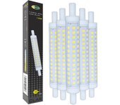 CLAR - Bombilla LED R7S 118mm 12W, LED Lamp Equivalente a Halogena de 120-150W, Bombilla LED Alargada, (Pack 5)