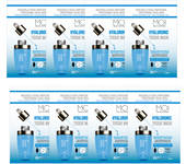 PACK 8uds MASCARILLAS TISSUE MASK HYALURONIC FORCE Acción antiedad. Rellena y suaviza la piel. Acción inmediata