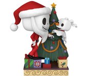 Funko Pesadilla Antes de Navidad 30th Pop! Deluxe Vinyl Figura Jack & Zero W/tree 9 Cm - Edición Especial