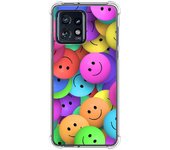 Funda Silicona Antigolpes para Motorola Edge 40 Pro 5G diseño Smile Dibujos