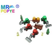 MR POPYE - SET VEHÍCULOS DE GRANJA - CONJUNTO DE 8 PIEZAS - TRACTORES DE GRANJA - IDEAL PARA REGALAR - JUGUETE PARA NIÑOS Y NIÑAS - PRODUCTO OFICIAL - MR POPYE