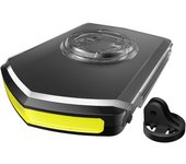 RAVEMEN FR160 Compatible con Garmin Ciclocomputadores,6 Modos Luces de Circulación Diurna con luz Intermitente de Advertencia,Tipo-C IPX6 a Prueba de Agua