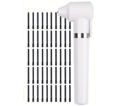 50pcs, Ink Mixer Machine Kit, Pigment Mixer Machine with Mixing Sticks Eyebrow Color Makeup Ink Pigment Electric Agitator Machin