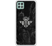 Funda original compatible con Samsung Galaxy A22 5G - Real Betis Balompié Escudo Marmol