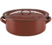 Quid Cacerola Clásica Antiadherente 34cm con Tapa de Acero - Apta para Lavavajillas, Inducción, Vitrocerámica y Gas
