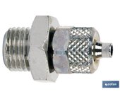 Recto macho rosca metrica t5/3 - m6