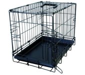 Duvo Jaula Metálica para Perros DUVO con Puerta y Bandeja - Medidas 47x30x37cm
