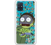 Funda original compatible con Samsung Galaxy A51 - Rick y Morty Morty Smith