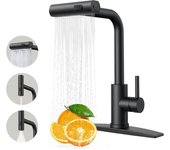 Grif fregadero Cocina de Maple inoxidable, Grifo moderno en Cascada