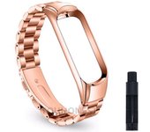 For Xiaomi Mi Band 5 Metal Strap Stainless Steel For Xiaomi band 6 Bracelet Replacement Strap Mi Band 4 3 Strap Wristbands