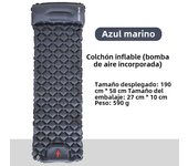 Outdoor Sleeping Pad Camping Inflatable Mattress Built-in Pump Ultralight Air Cushion Travel Mat With Headrest For Travel Hiking