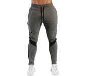Sports pants man men trousers Fashion Trendy Brand Sports and Casual Pants Solid Color Micro Elastic Spliced Small Feet Pants
