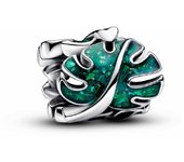 Charm Pandora Hojas Monstera Verdes