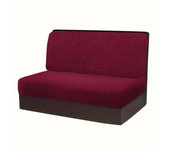 2pcs/Set Water Resistant Leaf Texture Jacquard Stretch RV Dinette Cushions Cover Spandex Soft RV Camper Car Bench Seats Covers