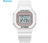 Digital Watches Lady Sports Luminous Multifunction Waterproof Chrono Wristwatch Outdoor Girls Fashion Student Watch New Synoke