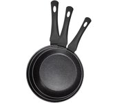 Set de 3 Sartenes en Aluminio forjado Ø18Ø22Ø26cm OAK San Ignacio
