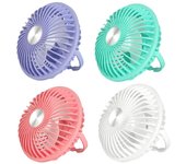 Mini Ventilador De Escritorio con Batería Lition, Ventilador Colgante Portátil, Pequeño Ventilador Portátil, Ventilador USB Pequeño,Ventilador Personal Alimentado por USB, 3 Velocidades Ajustables  Para El Hogar, exteriores, escuela,Oficina O Coche.