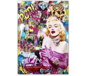 Modern Street Graffiti Wall Art Pop Parisian Woman HD Canvas Painting Poster and Prints Home Bedroom Living Room Decor