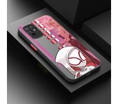 Spider Man Into the Spider Verse For OPPO A98 A96 A94 A93 A78 A77S A76 A74 A73 A72 A57E S A56S Frosted Translucent Phone Case
