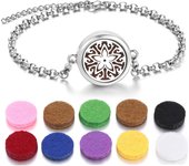 New Tree of Life Aromatherapy Bracelet Angel Wings Essential Oil Diffuser Perfume Lockets Beach Chain Bracelet Fashion Jewelry