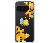 Tumundosmartphone Funda Silicona Antigolpes para Google Pixel 9 Pro 5G diseño Abeja Dibujos