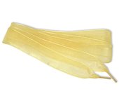 2.5CM Width Tulle Webbing Snow Shoelace Flat Silk Shoe laces Fit Sneakers Ballet Lace Chiffon Yarn Shoelaces Shoes Accessories