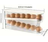 Refrigerator Egg Storage Box Automatic Scrolling Egg Holder Household Large Capacity Kitchen Dedicated Roll Off Egg Storage Rack