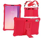 Para Lenovo TAB M9 PC silicona resistente a los golpes caja de la tableta ajustable kickstand cubierta con correa para el hombre