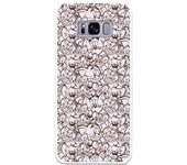Funda original compatible con Samsung Galaxy S8 - T&J Patrón blanco y negro