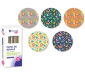 PAPEL DE REGALO INFANTIL AVENTURA 70X200 BISMARK 331046