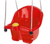 Asiento de columpio para jardín para niños, silla segura de seguridad con cuerda ajustable para exteriores para niños pequeños