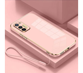 Luxury Simple Square Plating Silicone Phone Case for Motorola Moto E20 E6S E7 G8  G9 G22 G50 G53 G60 PLUS Protection Soft Cover