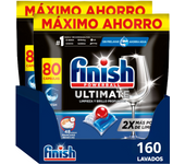 Finish - Finish Powerball Ultimate Pastillas para el lavavajillas, 160 pastillas -