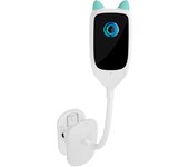 DAM. Cámara wifi Vigilabebés 2K / Full HD 1080P. Pinza de sujeción. Slot para SD. Detección de movimiento, comunicación de 2 vías. 10x3x6cm