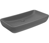 vidaXL Lavabo  Rectangular de Lujo de Cerámica Mate 71x38 cm Aseo Color matte dark brown,  matte light blue,  matte light grey y mas