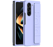 Luxury Ultra Thin Matte Wristband Elastic Strap Case for Samsung Galaxy Z Fold 6 5 4 3 5G Shockproof Protection Hard Back Cover