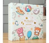 6 inch 200 Pocket 4x6 Cartoon Photo Album 10x15 Photocard Holder Baby Memories Instax Collect Book Family Memory Photos Album
