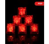 5Pcs Waterproof Led Ice Cube Multi Color Flashing Glow In The Dark Light Up For Bar Club Drinking Party Wine Decoration