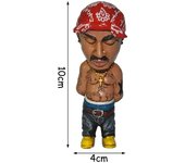 Hip Hop Legend Commemorative Resin Ornaments Memorial Resin Statue Crafts Characters Sculpture Living Room Decoration Gifts
