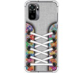 Tumundosmartphone Funda Silicona Antigolpes para Xiaomi Redmi Note 10 / 10S diseño Zapatillas 04 Dibujos